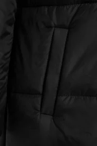 TRENDYOLMİLLA Black Regular Pattern Hooded Water Repellent LONG Puffer Jacket Coat - Image 16