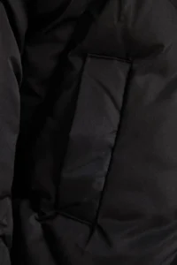 TRENDYOLMİLLA Black Oversized Pattern Water Repellent Swelling Quilted Coat - Image 12