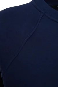 TRENDYOLMİLLA NAVY BLUE relaxed/Rahat Pattern Basic Raglan Sleeve Crew Neck Knitting Sweatshirt - Image 7