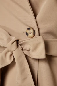 TRENDYOLMİLLA Beige Oversized Wide Cut Arched Trench Coat - Image 12
