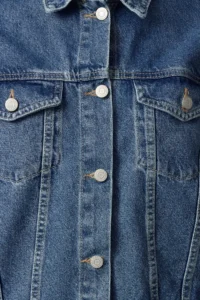 TRENDYOLMİLLA BLUE Sleeve Stitching Detailed Oversized DENIM Jacket - Image 4