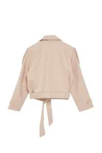 TRENDYOLMİLLA Mink Soft textured Seasonal Short Oversized Bowl Jacket Overcoat - Image 7