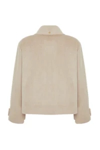 TRENDYOLMİLLA Mink Oversized Pattern Bowl Thin Jacket Coat - Image 7