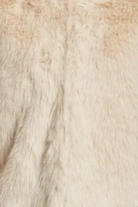 TRENDYOLMİLLA Ecru Oversized Pattern Fur Coat - Image 7