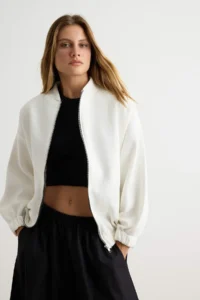 TRENDYOLMİLLA Black-Ecru 2 Sets Paket Knitting Cardigan/Sweatshirt - Image 2