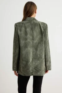 TRENDYOLMİLLA Khaki Blazer Jacket - Image 5