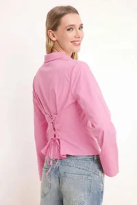 TRENDYOLMİLLA PINK Shirt - Image 4