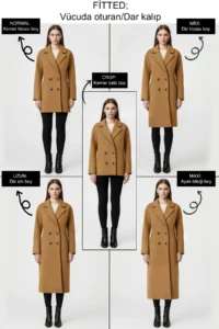 TRENDYOLMİLLA Dark Gray Diagonel Mono Closure Fitted Short Bowl Overcoat - Image 3