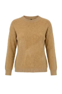 TRENDYOLMİLLA Oil Green Wide Pattern Special Thread Knitwear Sweater - Image 5
