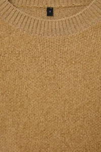 TRENDYOLMİLLA Oil Green Wide Pattern Special Thread Knitwear Sweater - Image 6