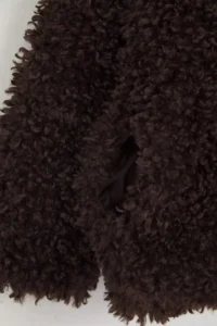 TRENDYOLMİLLA Brown Oversized Pattern Fur Coat - Image 7