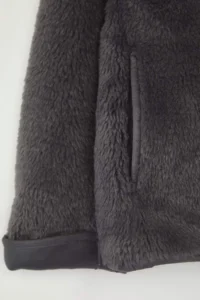 TRENDYOLMİLLA Anthracite Oversized Pattern Plush Coat - Image 6