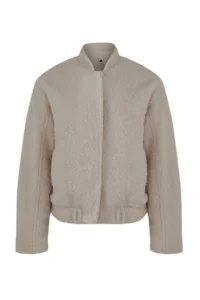 TRENDYOLMİLLA Ecru Regular Buklet Thin Jacket Coat - Image 6
