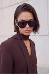 TRENDYOLMİLLA Brown Self-fitted Blazer Jacket - Image 4