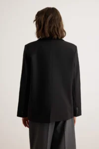 TRENDYOLMİLLA Black Oversized Blazer Jacket - Image 4