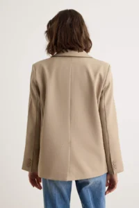 TRENDYOLMİLLA Mink Oversized Blazer Jacket - Image 4