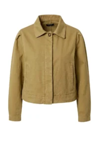 TRENDYOLMİLLA Wardrobe Essentials Tan Balloon Sleeve Regular DENIM Jacket - Image 5