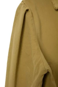 TRENDYOLMİLLA Wardrobe Essentials Tan Balloon Sleeve Regular DENIM Jacket - Image 6