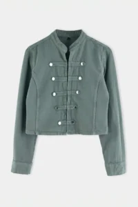 TRENDYOLMİLLA MINT buttoned Fit Cut DENIM Jacket - Image 4