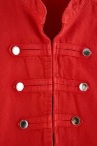 TRENDYOLMİLLA Red buttoned Fit Cut DENIM Jacket - Image 7