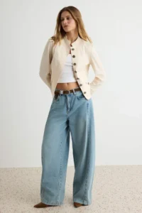 TRENDYOLMİLLA WHITE Jacket - Image 2