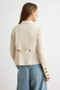 TRENDYOLMİLLA WHITE Jacket - Image 4