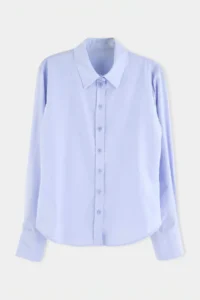 TRENDYOLMİLLA BLUE Tie Back Shirt - Image 5