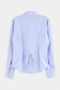 TRENDYOLMİLLA BLUE Tie Back Shirt - Image 6