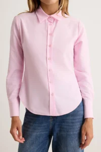 TRENDYOLMİLLA Powder PINK Tie Back Shirt - Image 3