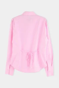 TRENDYOLMİLLA Powder PINK Tie Back Shirt - Image 6