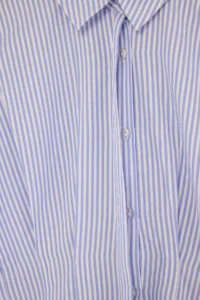 TRENDYOLMİLLA BLUE Striped Pili Detailed Shirt - Image 6