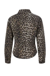 TRENDYOLMİLLA Leopard Patterned Bedene Oturan Shirt - Image 8