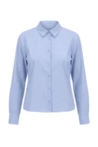 TRENDYOLMİLLA Light BLUE Stand Collar Shirt