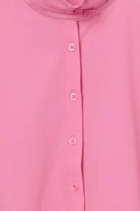 TRENDYOLMİLLA PINK Stand Collar Shirt - Image 2