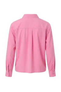 TRENDYOLMİLLA PINK Stand Collar Shirt - Image 3