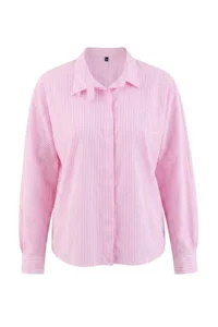 TRENDYOLMİLLA PINK-Multicolored Shirt
