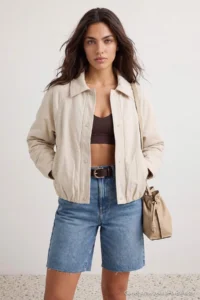 TRENDYOLMİLLA Black Oversized Pattern Soft Faux Leather Bomber Jacket Jacket Coat - Image 3