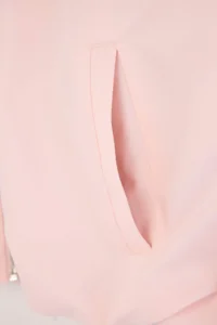 TRENDYOLMİLLA Light PINK Regular Pattern Balloon Sleeve Thin Jacket Coat - Image 10