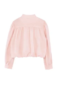TRENDYOLMİLLA Light PINK Regular Pattern Balloon Sleeve Thin Jacket Coat - Image 11
