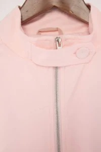TRENDYOLMİLLA Light PINK Regular Pattern Balloon Sleeve Thin Jacket Coat - Image 9