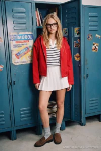 TRENDYOLMİLLA Red Oversized Hooded Summer Jacket Coat - Image 4