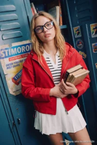 TRENDYOLMİLLA Red Oversized Hooded Summer Jacket Coat - Image 6