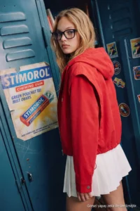 TRENDYOLMİLLA Red Oversized Hooded Summer Jacket Coat - Image 7