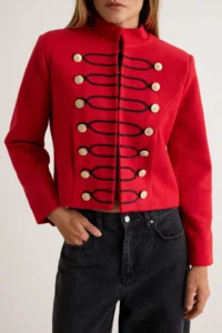 TRENDYOLMİLLA Red Regular Coat - Image 3