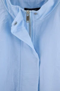 TRENDYOLMİLLA BLUE Oversized Pattern Seasonal Jacket Coat - Image 7