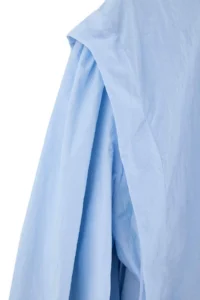 TRENDYOLMİLLA BLUE Oversized Pattern Seasonal Jacket Coat - Image 8