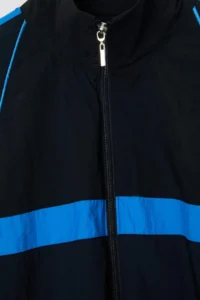 TRENDYOLMİLLA NAVY BLUE Oversized Pattern Color Bloklu Summer Coat - Image 8