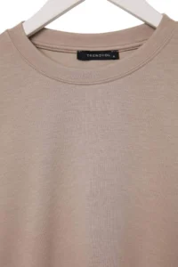 TRENDYOLMİLLA Stone Soft Touch Oversized/Wide Cut Crew Neck Knitting Sweatshirt - Image 6