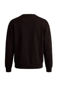 TRENDYOLMİLLA Brown Soft Touch Regular Pattern Crew Neck Knitting Sweatshirt - Image 6
