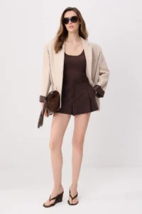TRENDYOLMİLLA Stone Ekstra Oversized Piped Blazer Jacket
